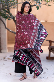 Zellbury Winter Vol-04 Embroidered Khaddar Unstitched 2Pc Suit WUW24E20505