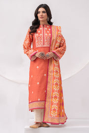 Zellbury Winter Vol-04 Embroidered Khaddar Unstitched 2Pc Suit WUW24E20560