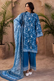 Zellbury Winter Embroidered Khaddar Unstitched 3Pc Suit WUW24E30226