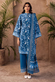 Zellbury Winter Embroidered Khaddar Unstitched 3Pc Suit WUW24E30226