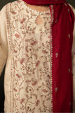 Zellbury Winter Unstitched Embroidered Khaddar 3Pc Suit WUW24E30236