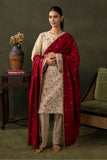 Zellbury Winter Unstitched Embroidered Khaddar 3Pc Suit WUW24E30236