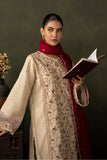 Zellbury Winter Unstitched Embroidered Khaddar 3Pc Suit WUW24E30236