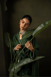 Zellbury Winter Unstitched Embroidered Khaddar 3Pc Suit WUW24E30240