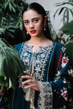 Zellbury Winter Unstitched Embroidered Khaddar 3Pc Suit WUW24E30241