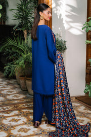Zellbury Winter Unstitched Embroidered Cotail 3Pc Suit WUW24E30245