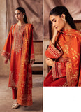 Zellbury Winter Unstitched Embroidered Khaddar 3Pc Suit WUW24E30315