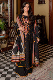 Zellbury Winter Embroidered Khaddar Unstitched 3Pc Suit WUW24E30321