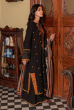 Zellbury Winter Embroidered Khaddar Unstitched 3Pc Suit WUW24E30321