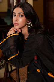 Zellbury Winter Embroidered Khaddar Unstitched 3Pc Suit WUW24E30321