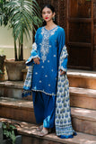 Zellbury Winter Unstitched Embroidered Khaddar 3Pc Suit WUW24E30323