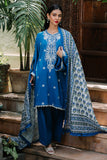 Zellbury Winter Unstitched Embroidered Khaddar 3Pc Suit WUW24E30323