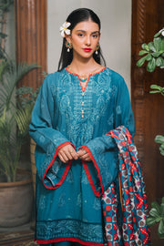 Zellbury Winter Vol-04 Embroidered Cotail Unstitched 3Pc Suit WUW24E30326