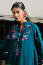 Zellbury Winter Vol-04 Embroidered Viscose Unstitched 3Pc Suit WUW24E30329