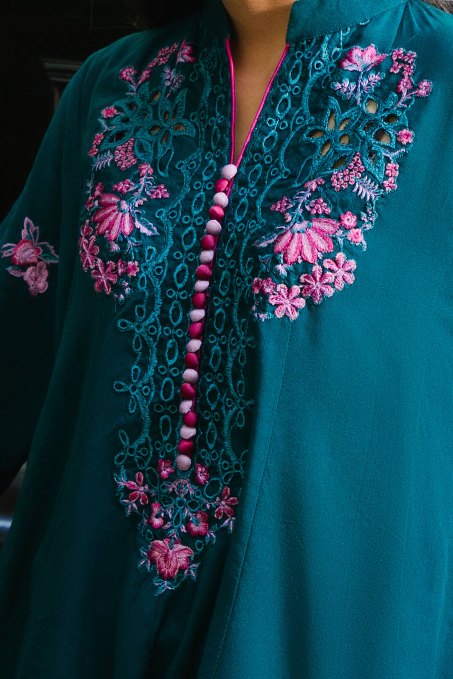 Zellbury Winter Vol-04 Embroidered Viscose Unstitched 3Pc Suit WUW24E30329