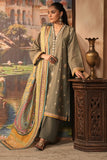 Zellbury Winter Unstitched Embroidered Khaddar 3Pc Suit WUW24E30404