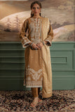 Zellbury Winter Unstitched Embroidered Khaddar 3Pc Suit WUW24E30407