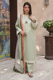Zellbury Winter Vol-04 Embroidered Khaddar Unstitched 3Pc Suit WUW24E30408