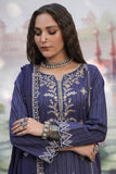 Zellbury Winter Unstitched Embroidered Khaddar 3Pc Suit WUW24E30409