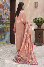 Zellbury Winter Unstitched Embroidered Khaddar 3Pc Suit WUW24E30415