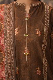 Zellbury Winter Vol-04 Embroidered Khaddar Unstitched 3Pc Suit WUW24E30477