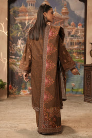 Zellbury Winter Vol-04 Embroidered Khaddar Unstitched 3Pc Suit WUW24E30477
