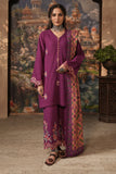 Zellbury Winter Unstitched Embroidered Khaddar 3Pc Suit WUW24E30487