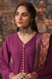 Zellbury Winter Unstitched Embroidered Khaddar 3Pc Suit WUW24E30487