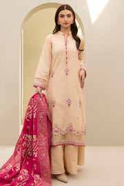 Zellbury Winter Vol-04 Embroidered Khaddar Unstitched 3Pc Suit WUW24E30488
