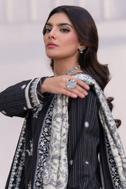 Zellbury Winter Vol-04 Embroidered Khaddar Unstitched 3Pc Suit WUW24E30540