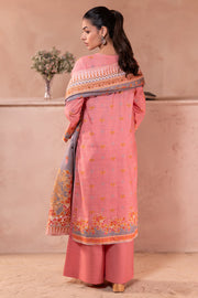 Zellbury Winter Unstitched Embroidered Khaddar 3Pc Suit WUW24E30590