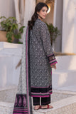 Zellbury Winter Unstitched Embroidered Khaddar 3Pc Suit WUW24E30592