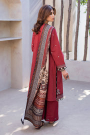 Zellbury Winter Vol-04 Embroidered Khaddar Unstitched 3Pc Suit WUW24E30594