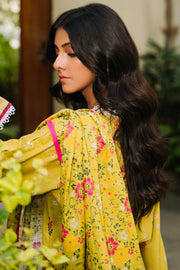 Zellbury Winter Unstitched Printed Khaddar 2Pc Suit WUW24X20158