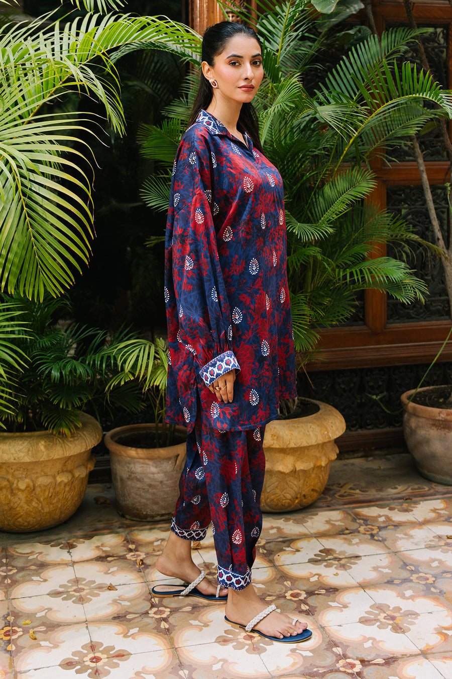 Zellbury Winter Unstitched Printed Viscose 2Pc Suit WUW24X20169