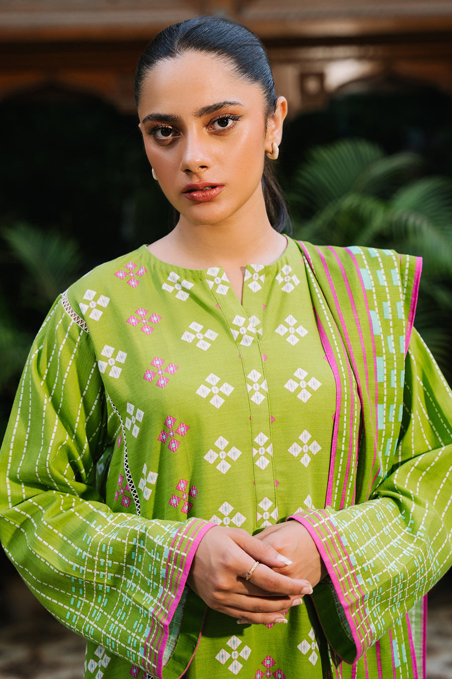 Zellbury Winter Unstitched Printed Khaddar 2Pc Suit WUW24X20252