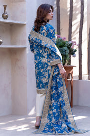 Zellbury Winter Unstitched Printed Khaddar 2Pc Suit WUW24X20495