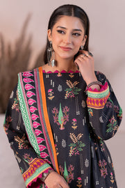 Zellbury Winter Unstitched Printed Khaddar 2Pc Suit WUW24X20496