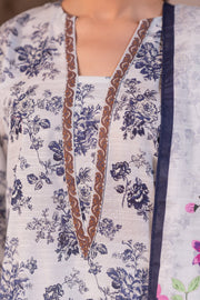 Zellbury Winter Unstitched Printed Khaddar 2Pc Suit WUW24X20547