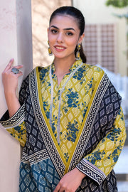 Zellbury Winter Unstitched Printed Khaddar 2Pc Suit WUW24X20548