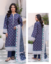 Zellbury Winter Unstitched Printed Khaddar 2Pc Suit WUW24X20587
