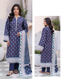 Zellbury Winter Unstitched Printed Khaddar 2Pc Suit WUW24X20587