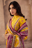 Zellbury Winter Printed Khaddar Unstitched 3Pc Suit WUW24X30186