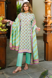 Zellbury Winter Printed Khaddar Unstitched 3Pc Suit WUW24X30192
