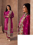 Zellbury Winter Unstitched Printed Khaddar 3Pc Suit WUW24X30196