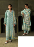 Zellbury Winter Unstitched Printed Khaddar 3Pc Suit WUW24X30198