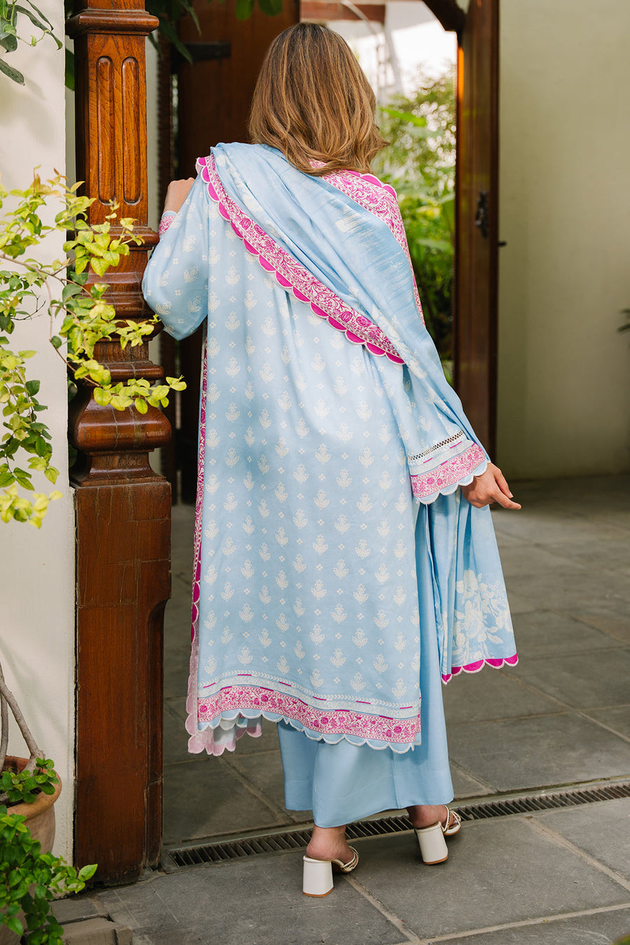 Zellbury Winter Unstitched Printed Viscose 3Pc Suit WUW24X30203