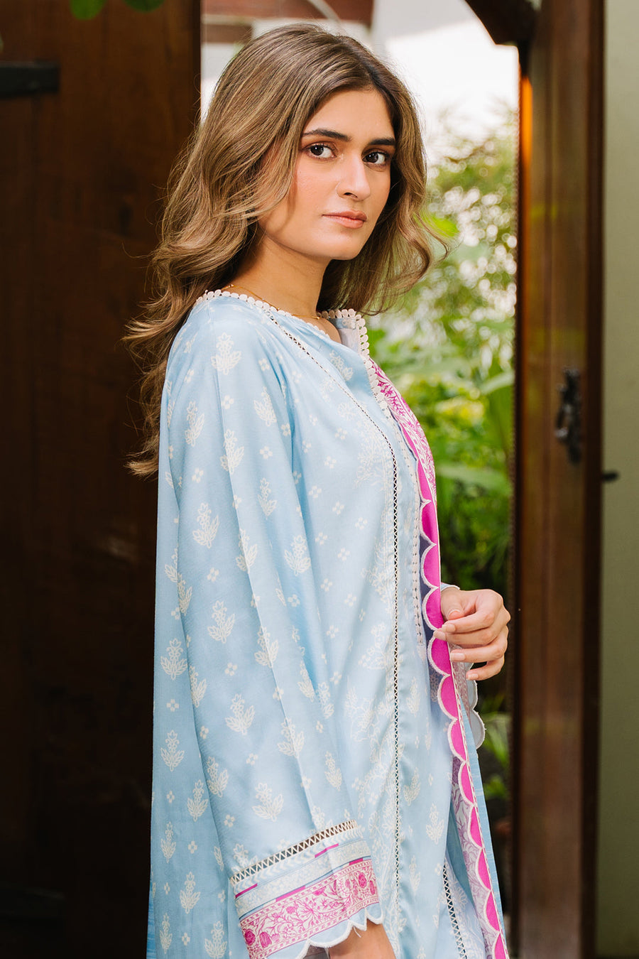 Zellbury Winter Unstitched Printed Viscose 3Pc Suit WUW24X30203