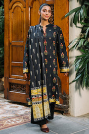 Zellbury Winter Vol-02 Unstitched Printed Viscose 3Pc Suit WUW24X30204