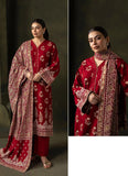 Zellbury Winter Unstitched Printed Khaddar 3Pc Suit WUW24X30213